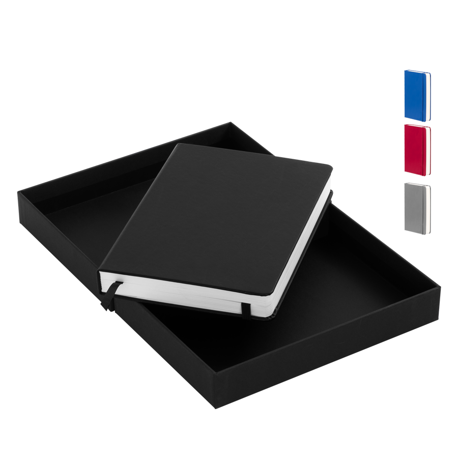 Cuaderno "ROMA" con tapa dura de Eco-Cuero y 196 hojas. PACK DE 12 UNIDADES