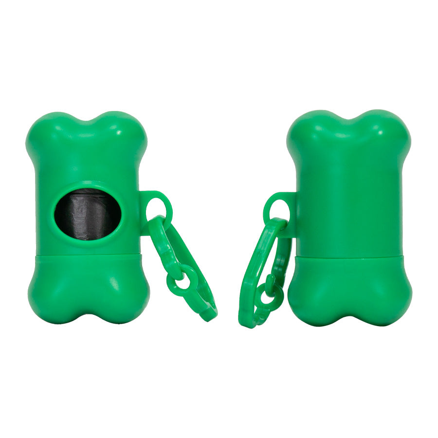 Porta bolsas modelo hueso para residuos de mascota. Pack de 8 unidades