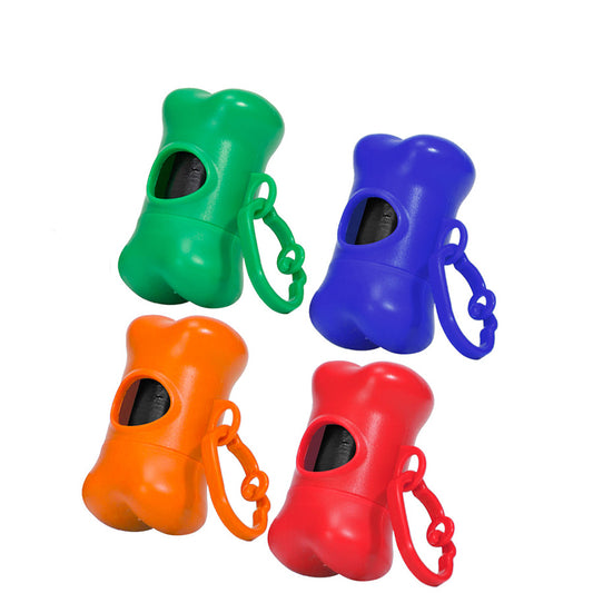 Porta bolsas modelo hueso para residuos de mascota. Pack de 8 unidades