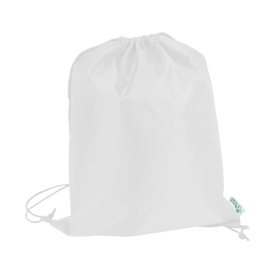 Mochila tipo Morral en tela RPET. PACK 30 UNIDADES