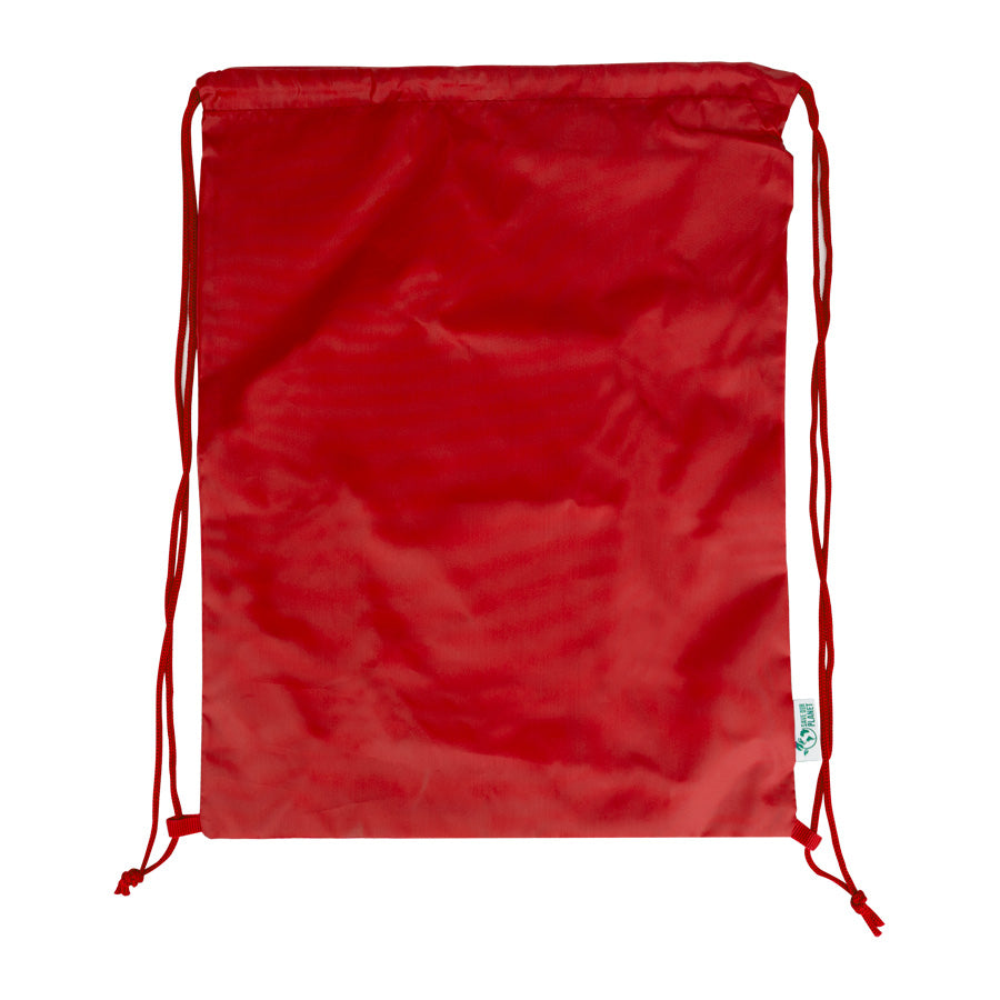 Mochila tipo Morral en tela RPET. PACK 30 UNIDADES